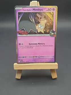Pokemon TCG Team Rockets Mimikyu Stamped Card #087/182 - Image 2