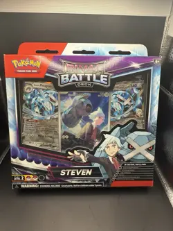 Pokemon Rival Battle Deck Steven Trading Card Game 60 Card Ready To Play - Image 1