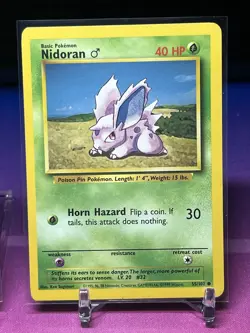 Pokemon Card Lot - Nidoran/Nidorina/Nidorino - Jungle/Base Set - Lp - Image 4