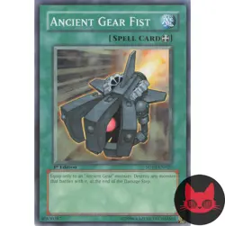 Yugioh Ancient Gear Fist SD10-EN020 Common 1st Edition NM - Image 1