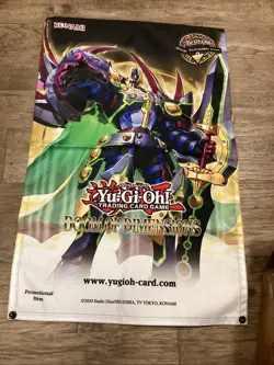 Yu-Gi-Oh! Yugioh Doom of Dimensions Store Display Promotional Banner 24x38 OTS - Image 1