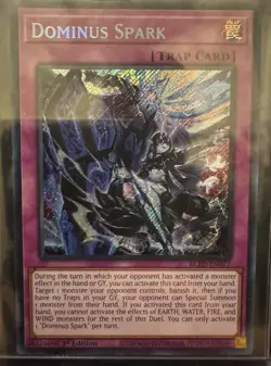 Konami Yu-Gi-Oh! Dominus Spark BLZD-EN077 Secret Rare Holo 1st Trap EN - Image 1
