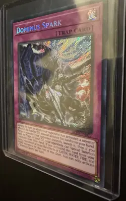 Konami Yu-Gi-Oh! Dominus Spark BLZD-EN077 Secret Rare Holo 1st Trap EN - Image 2