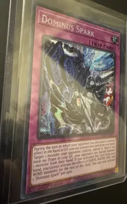Konami Yu-Gi-Oh! Dominus Spark BLZD-EN077 Secret Rare Holo 1st Trap EN - Image 3