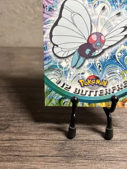 BUTTERFREE #12 - BLUE Logo - NON-HOLO - SERIES 1 - TOPPS Pokemon Card - NM!! - Image 4