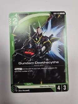 Gundam Deathscythe GD01-033 - Newtype Rising Gundam Card Game - Image 1