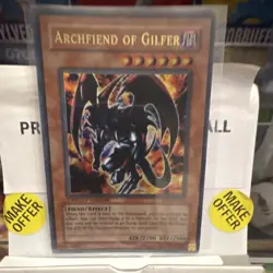 Yu-Gi-Oh! TCG Archfiend of Gilfer JMP-EN003 Limited Ed Ultra Rare Holo ENG - Image 1