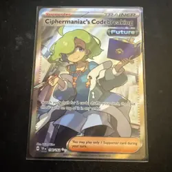 Pokemon Card Ciphermaniacs Codebreaking 198/162 2024 SV05: Temporal Forces - Image 1