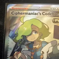 Pokemon Card Ciphermaniacs Codebreaking 198/162 2024 SV05: Temporal Forces - Image 2