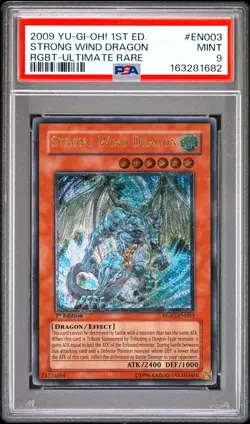 Strong Wind Dragon RGBT-EN003 1st Edition-Ultimate Rare Yugioh PSA 9 *682 - Image 1