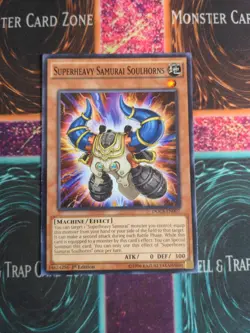 Yu-Gi-Oh! Superheavy Samurai Soulhorns DOCS-EN007 1st Edition Common NM - Image 1