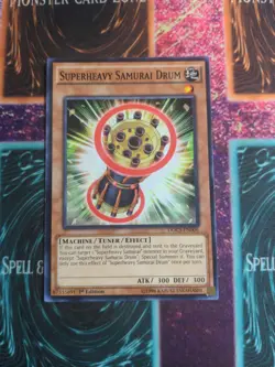 Yu-Gi-Oh! Superheavy Samurai Drum DOCS-EN006 1st Edition Common NM - Image 1