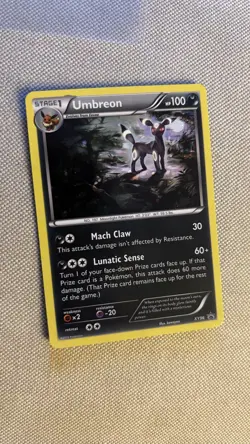 Pokemon 2016 Umbreon XY96 Black Star Promo Holo Card - Image 1