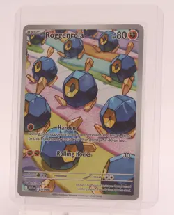 Roggenrola 127/086 Holo Pokemon TCG Card - Image 1