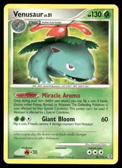 Pokemon Cards Venusaur (Secret Wonders) 20/132 Deck Exclusives Rare MP *2 - Image 1