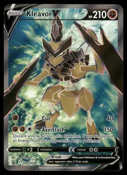 Pokemon Cards Kleavor V (Full Art) SWSH248 Sword & Shield Promo Holo Promo LP - Image 1