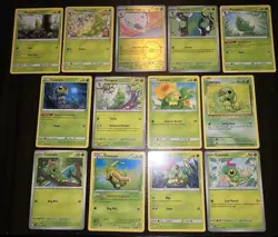 13 Caterpie, Metapod & Butterfree Pokemon Cards. LP- NM - Image 1