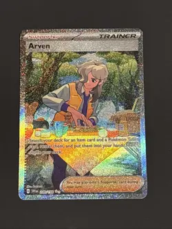 Pokemon TCG Arven Card 249/198 Scarlet & Violet Base Set NM/Mint Condition SIR - Image 1