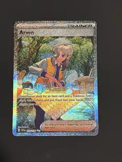 Pokemon TCG Arven Card 249/198 Scarlet & Violet Base Set NM/Mint Condition SIR - Image 2