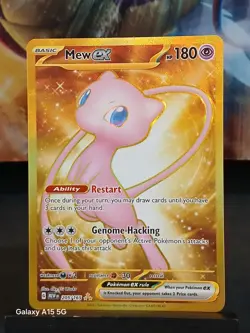 Mew EX 205/165 Scarlet & Violet 151 English Pokemon Card Hyper Rare - Image 2