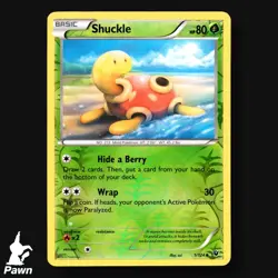 Shuckle 1/124 Fates Collide Reverse Holo Pokemon TCG Card NM - Image 3