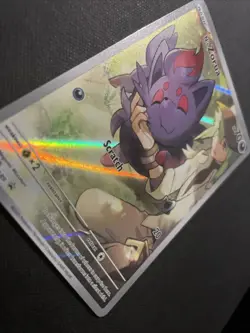 Pokemon TCG N's Zorua SVP 189 Journey Together ETB Black Star Promo Card - NM - Image 2