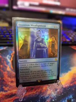 Doctor Who Quantum Misalignment Card MTG Magic the Gathering Foil Edition - Image 1