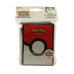 Pokemon Card Supplies - Deck Protector Sleeves - POKE BALL (65 Sleeves) - New - Image 1