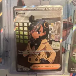 Pokemon Trainer Cards (3 Cards Full Art) Emma, grimsley,amarys - Image 3