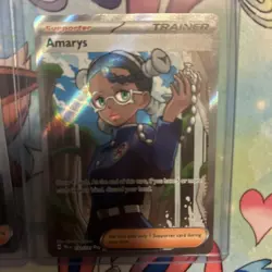 Pokemon Trainer Cards (3 Cards Full Art) Emma, grimsley,amarys - Image 4