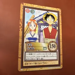 2000 BANDAI One Piece Hyper Battle NAMI SCARCE C43 EARLY CARD VINTAGE LUFFY - Image 2