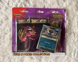 Ascended Heroes 3 Pack Tech Sticker Triple Blister Gastly Pokemon TCG Cards New - Image 1