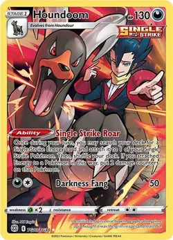 Pokemon Card - S&S: Brilliant Stars TG10/TG30 - HOUNDOOM (holo-foil) - NM/Mint - Image 1