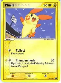 Pokemon Card - Emerald 39/106 - PLUSLE (uncommon) - NM - Image 1