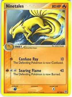 Pokemon Card - Emerald 38/106 - NINETALES (uncommon) - NM - Image 1