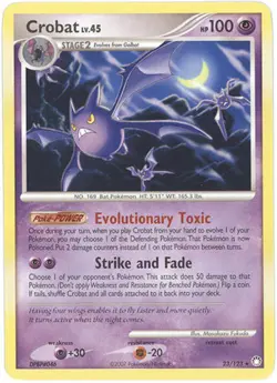 Pokemon Card - Mysterious Treasures 23/123 - CROBAT Lv.45 (rare) - NM/Mint - Image 1