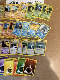 35 Base Set Pokemon Card Lot Vintage WOTC No Dups - Image 5