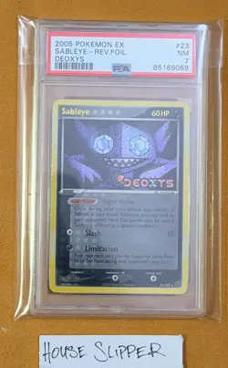 Pokemon 2005 EX Sableye-Rev.Foil Deoxys #23 PSA 7 - Image 3