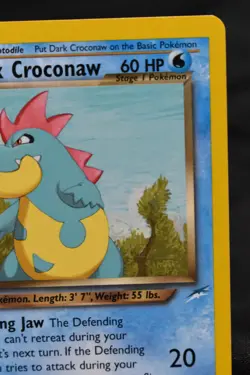 Dark Croconaw 32/105 LP Neo Destiny Regular Uncommon Unlimited Pokemon TCG Card - Image 3
