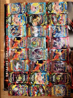 Lot of 24 Pokemon Assorted Booster Packs Brand New Sealed - Image 1