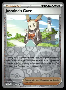Jasmine's Gaze 178/191 Uncommon Surging Sparks Pokemon Reverse Holo Near Mint - Image 1