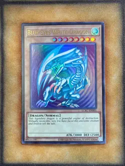 Yugioh Blue-Eyes White Dragon LCKC-EN001 Ultra Rare SDK Art NM 2025 Print - Image 1