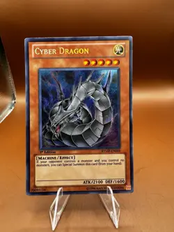 Yugioh Cyber Dragon RYMP-EN059 Secret Rare 1st Edition NM - Image 3
