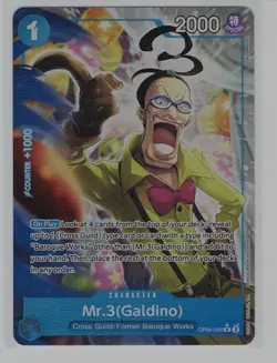 Mr.3(Galdino) OP09-056 (Alternate Art) One Piece Premium Booster The Best Vol. 2 - Image 1