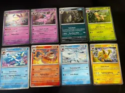 Prismatic Evolutions 8 Cosmo Holo Cards - Mini Tin Costco Collection - Full Set! - Image 2