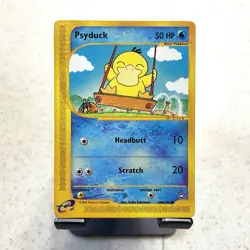 Psyduck 104/147 Aquapolis Common Vintage Pokemon TCG E-reader card - Image 1
