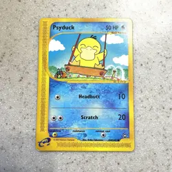 Psyduck 104/147 Aquapolis Common Vintage Pokemon TCG E-reader card - Image 3