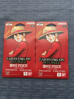 One Piece Carrying On His Will Booster Pack x2 Eng Ver. OP-13 - Image 1