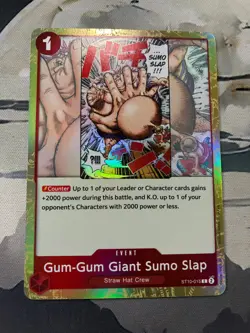 Gum-Gum Giant Sumo Slap ST10-015 Ultra Deck: The Three Captains Foil - Image 1