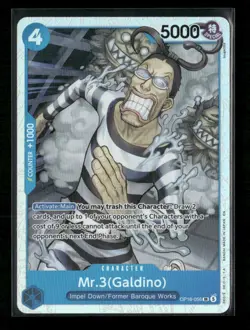 One Piece The Time of Battle Mr.3 (Galdino) (056) OP16-056 SR Foil NM/M - Image 2